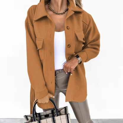 Shirt Jacket Cotton Casual Wear