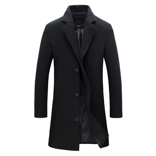 Gabriel | Men’s Winter Trench Coat for Cold Weather