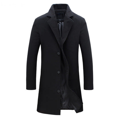 Gabriel | Men’s Winter Trench Coat for Cold Weather