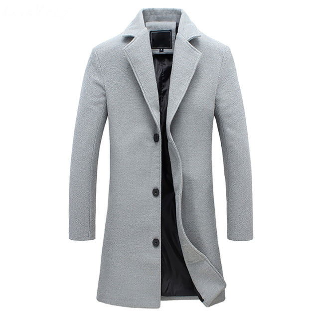 Gabriel | Men’s Winter Trench Coat for Cold Weather