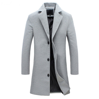 Gabriel | Men’s Winter Trench Coat for Cold Weather