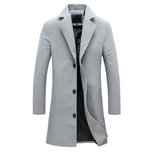 Gabriel | Men’s Winter Trench Coat for Cold Weather