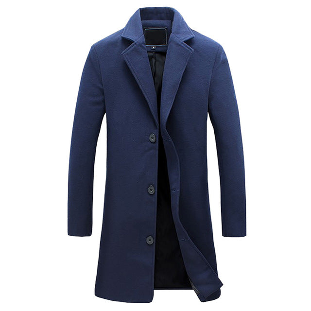 Gabriel | Men’s Winter Trench Coat for Cold Weather