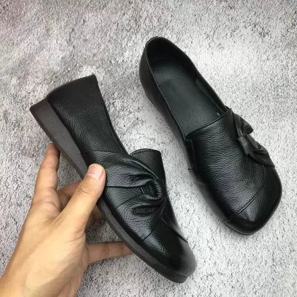 Women's Leather Shoes Soft Sole Non-Slip - 
Fashinoza