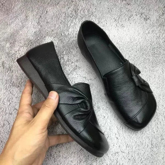 Women's Leather Shoes Soft Sole Non-Slip - 
Fashinoza