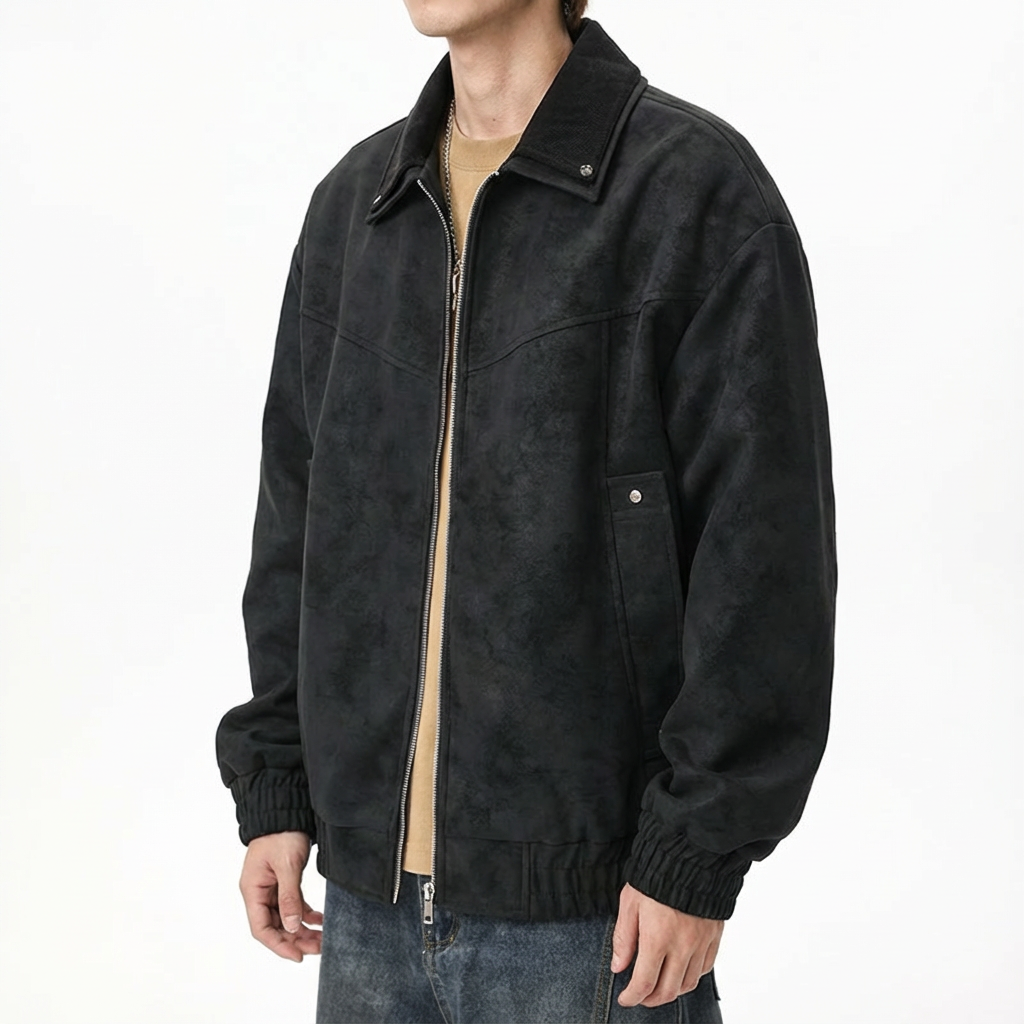 Men's Leather Biker Jacket