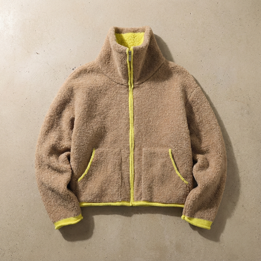 Women's Knit Bomber Jacket - 
Fashinoza
