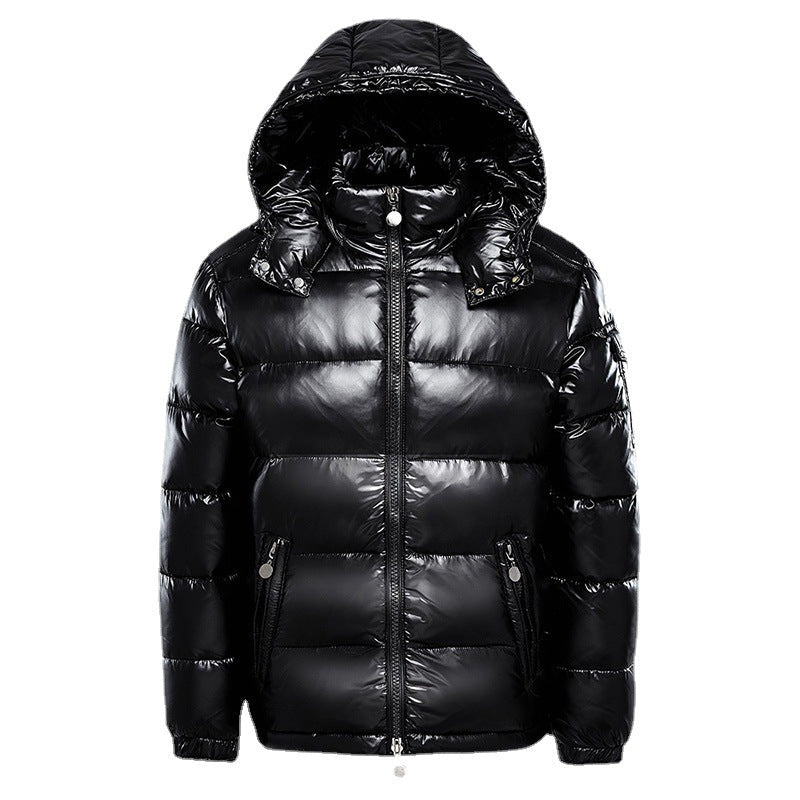 Men's Puffer Jacket Insulated Lightweight Black