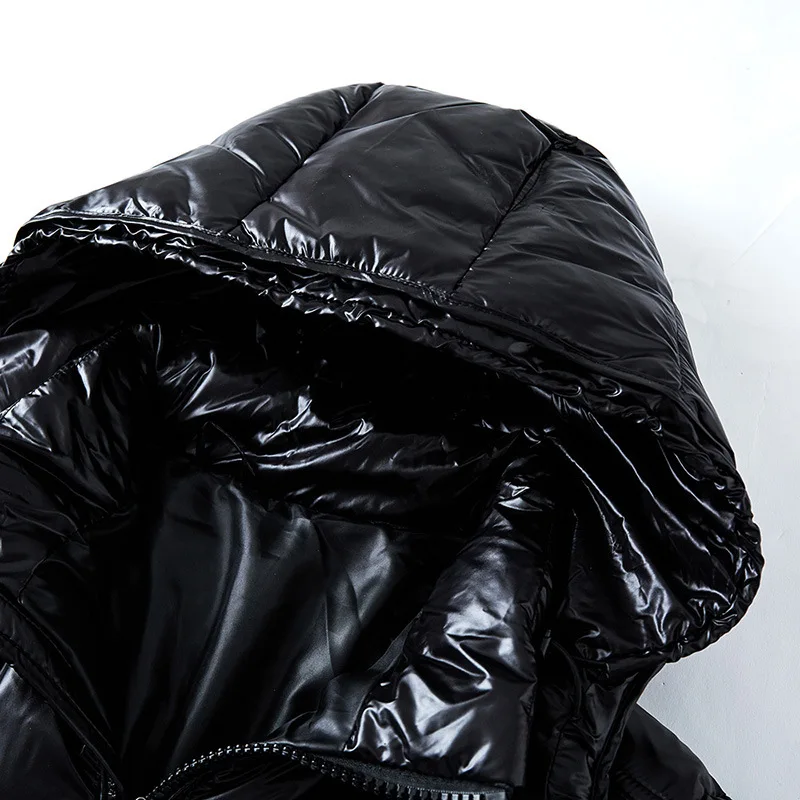 Men's Puffer Jacket Insulated Lightweight Black
