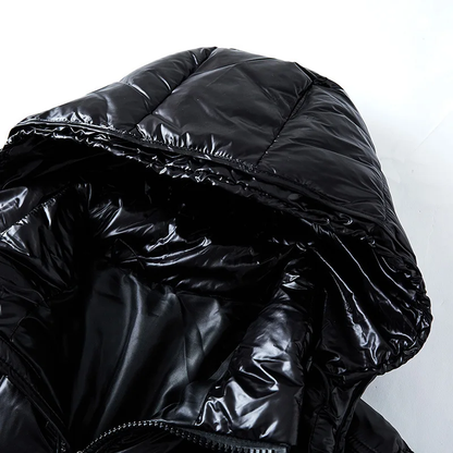 Men's Puffer Jacket Insulated Lightweight Black