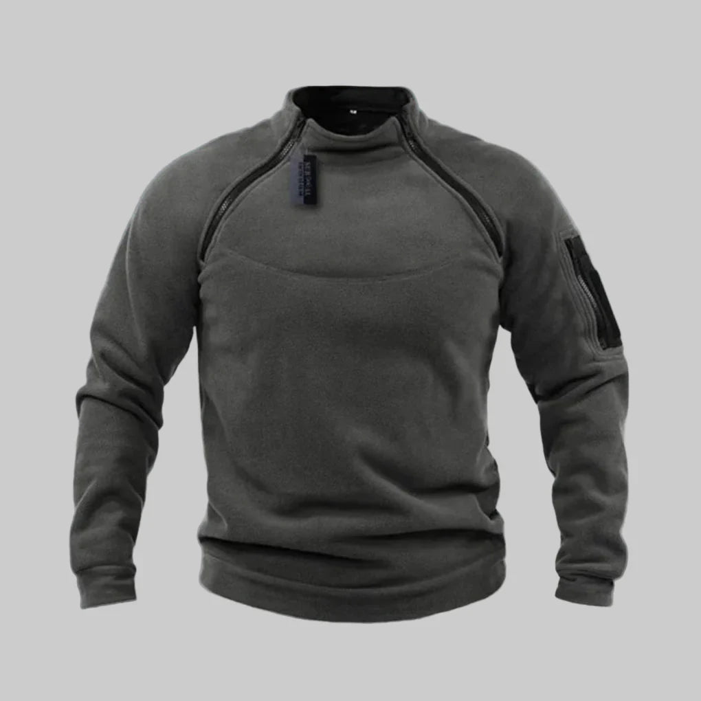 Men's Fleece Pullover Jacket Outdoor Layer - Fashinoza