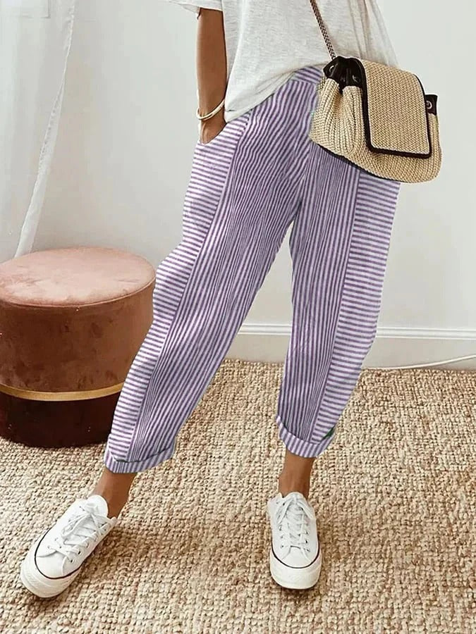 Women's Striped Pants