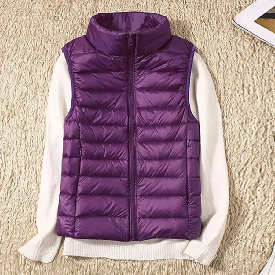 Women's Windproof Body Warmer Zip Up