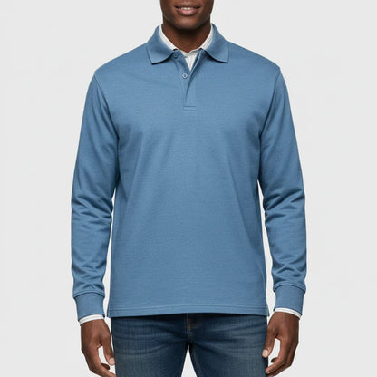 Liam | Men's Spring Long-Sleeve Polo Shirt