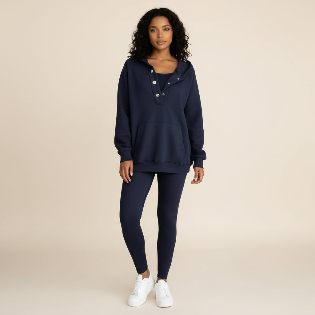 Ava | Women's Hooded Sweatshirt Set
