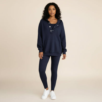 Ava | Women's Hooded Sweatshirt Set