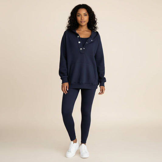 Ava | Women's Hooded Sweatshirt Set