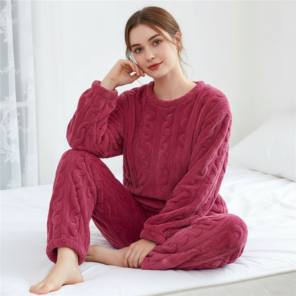 Amelia | Women's Long-Sleeve Relaxed Fit Pajama Set
