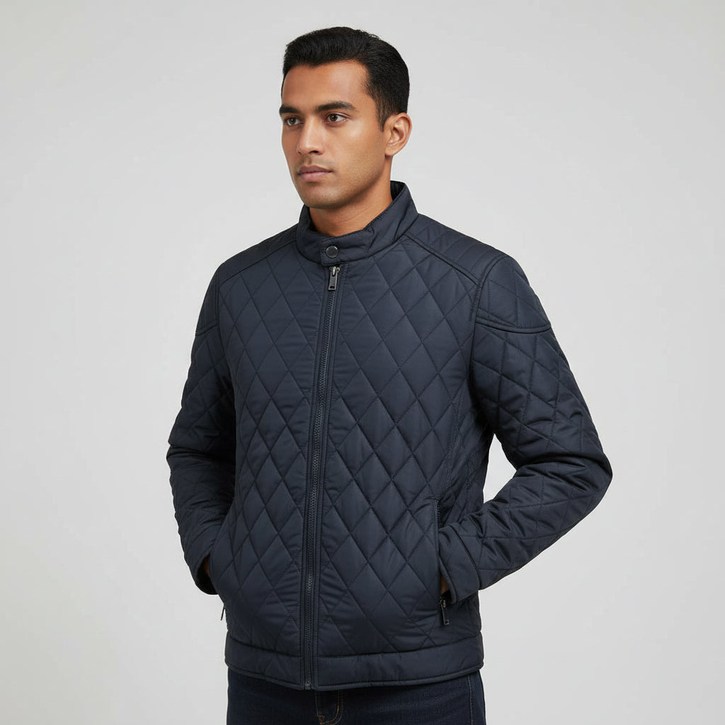 Men's Quilted Jacket - Fashinoza