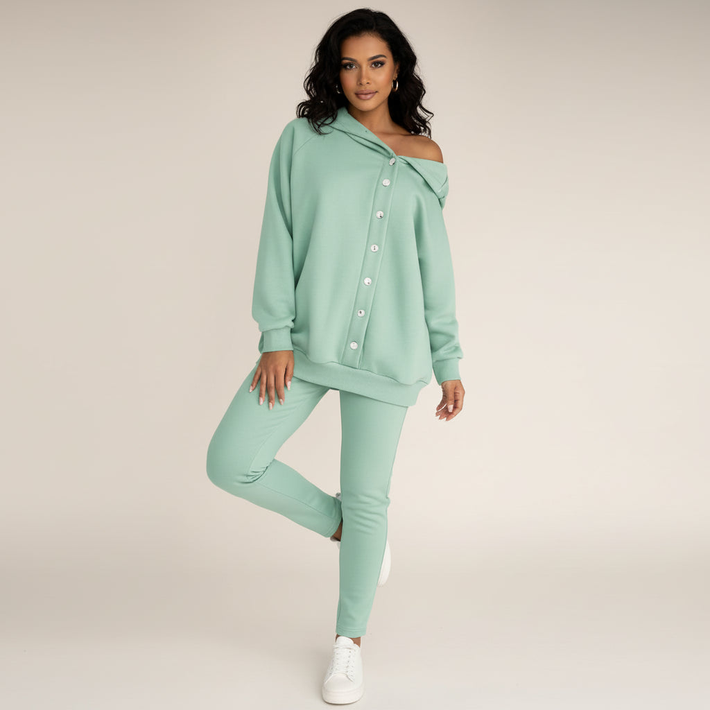 Ava | Women's Hooded Sweatshirt Set