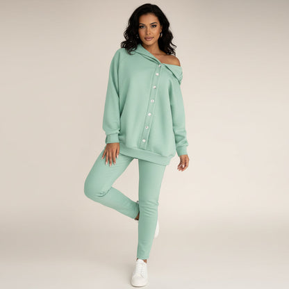 Ava | Women's Hooded Sweatshirt Set