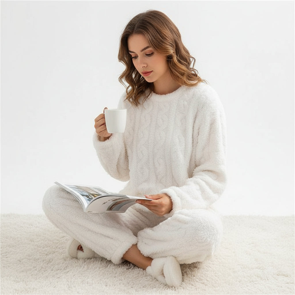 Amelia | Women's Long-Sleeve Relaxed Fit Pajama Set