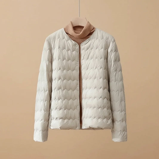 Women's Quilted Lightweight Jacket - Fashinoza