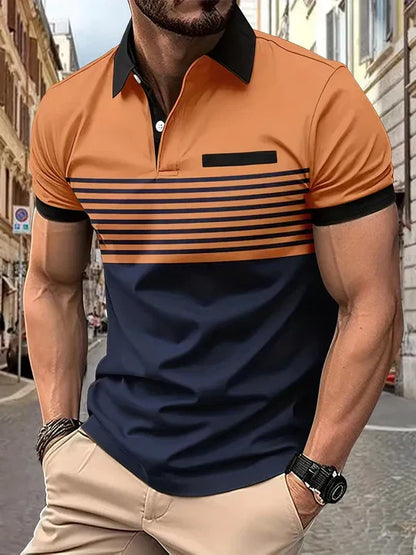Men's Polo Shirt Comfortable Classic Fit
