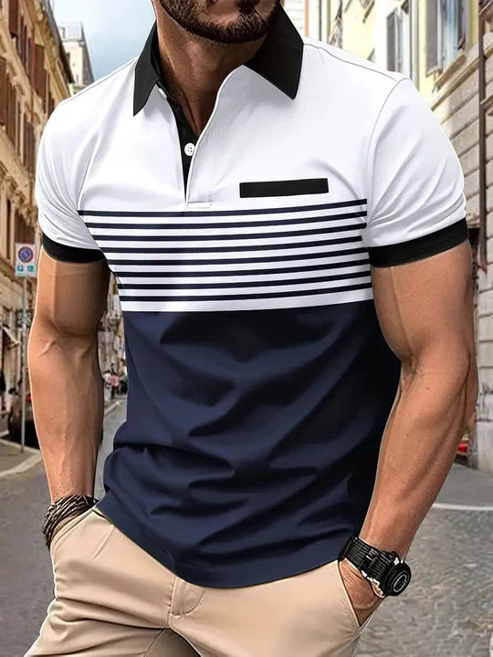 Men's Polo Shirt Comfortable Classic Fit