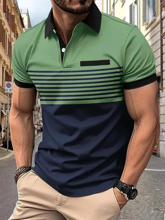 Men's Polo Shirt Comfortable Classic Fit