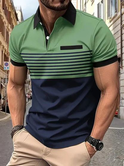 Men's Polo Shirt Comfortable Classic Fit