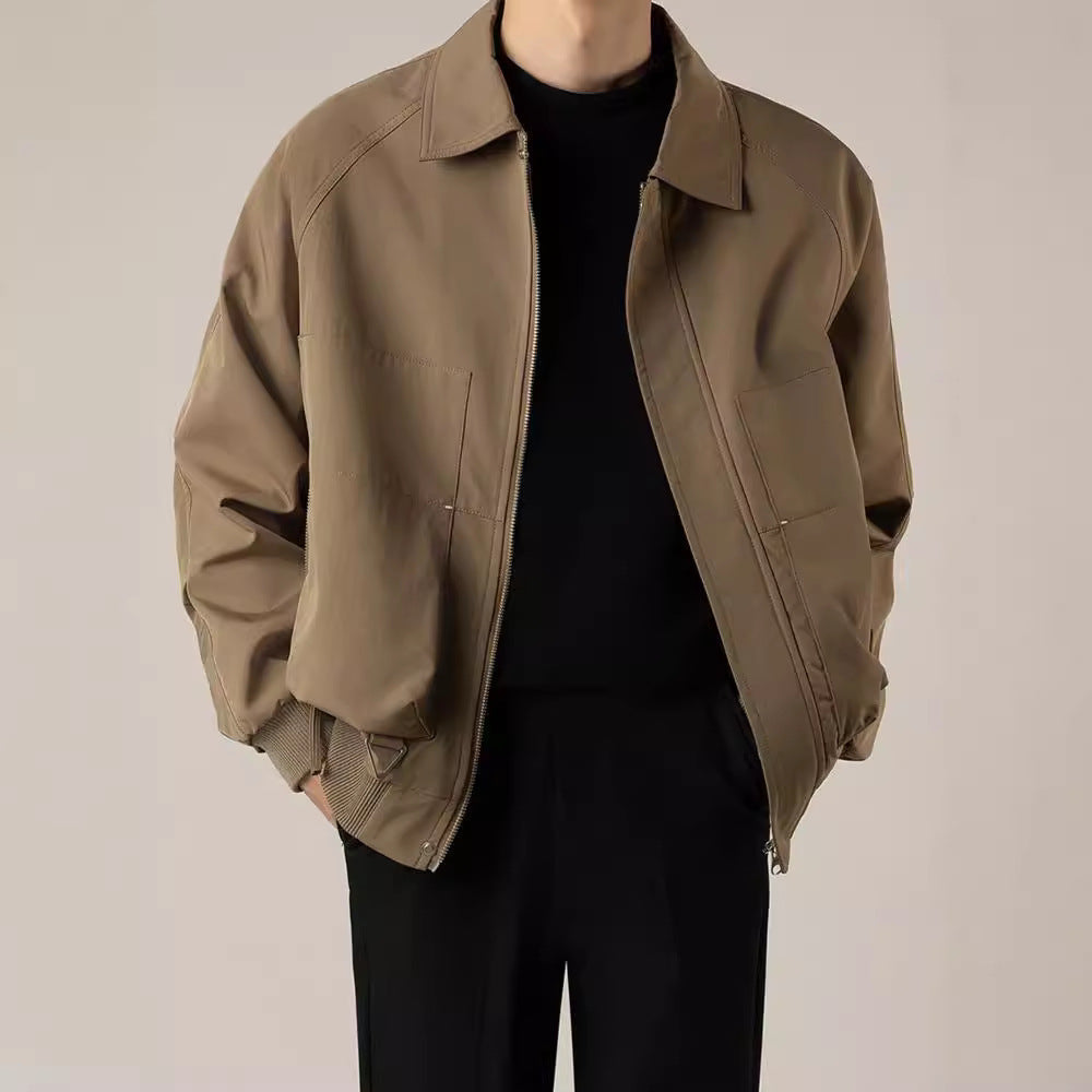 Raphael Men's Zip Up Bomber Jacket - Fashinoza