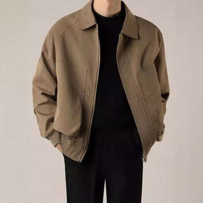 Raphael Men's Zip Up Bomber Jacket - Fashinoza