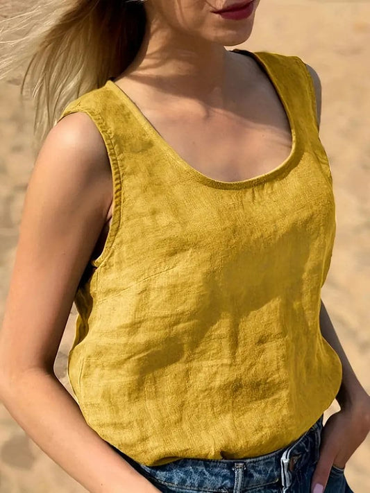 Rebecca Women's Tank Casual Sleeveless - Fashinoza