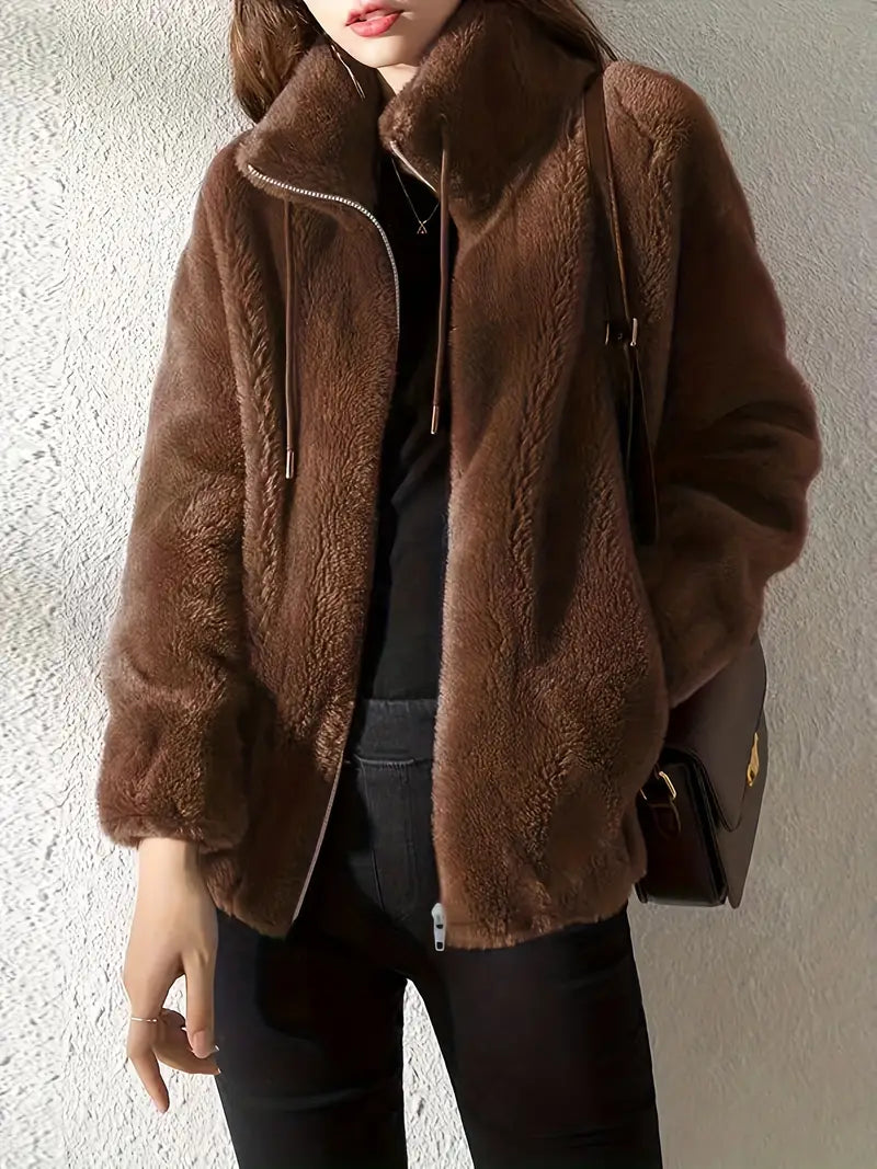 Image of Rebecca | Women's Zip-Up Casual Coat