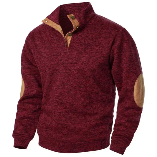Men's V-Neck Casual Sweatshirt - Fashinoza