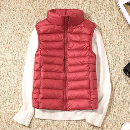 Women's Windproof Body Warmer Zip Up