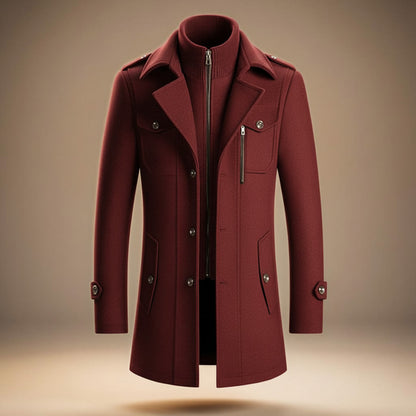 Matteo Legacy Men's Virgin Wool Overcoat