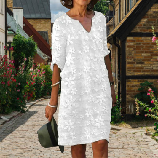 Hazel | Women Casual Floral Pattern Midi Dress