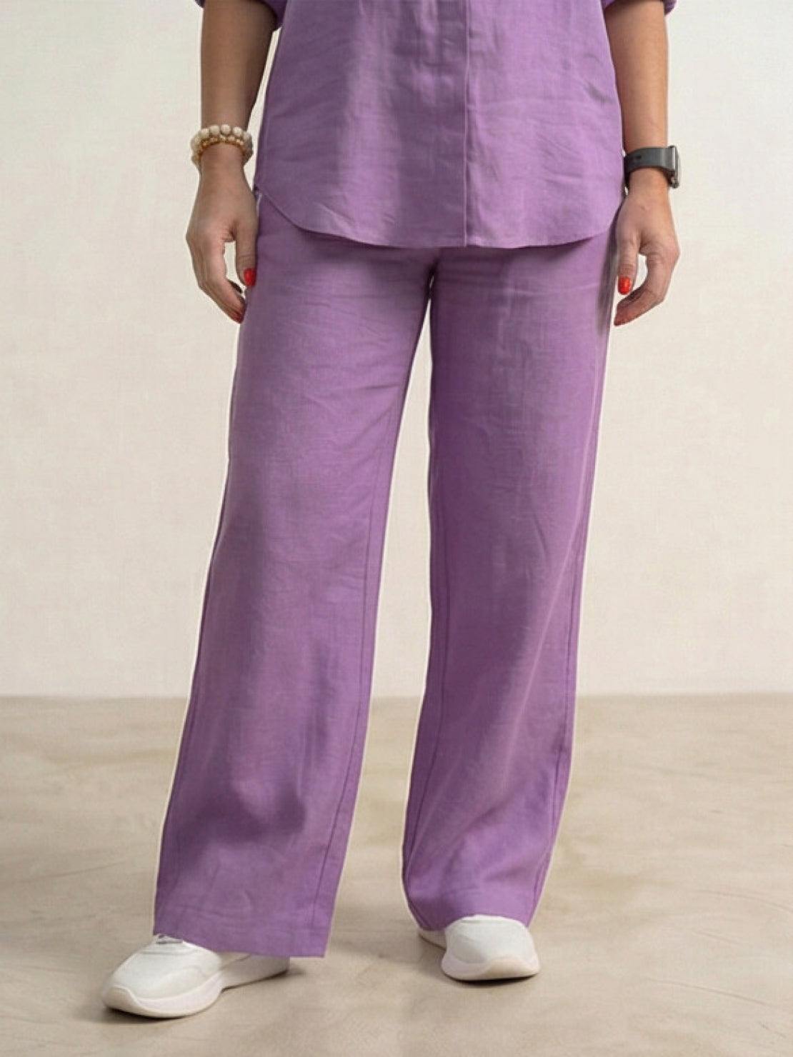 Vivian Women's Casual Shirt And Pants Set