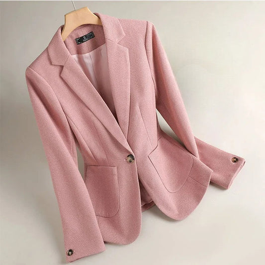 Renee Women's Classic Blazer Single Breasted - Fashinoza