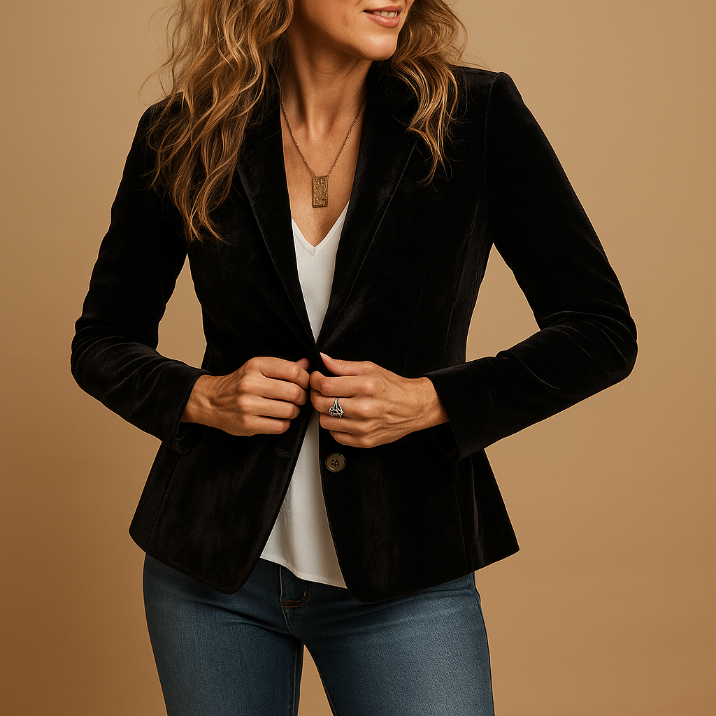 Women's Slim Fit Blazer - 
Fashinoza