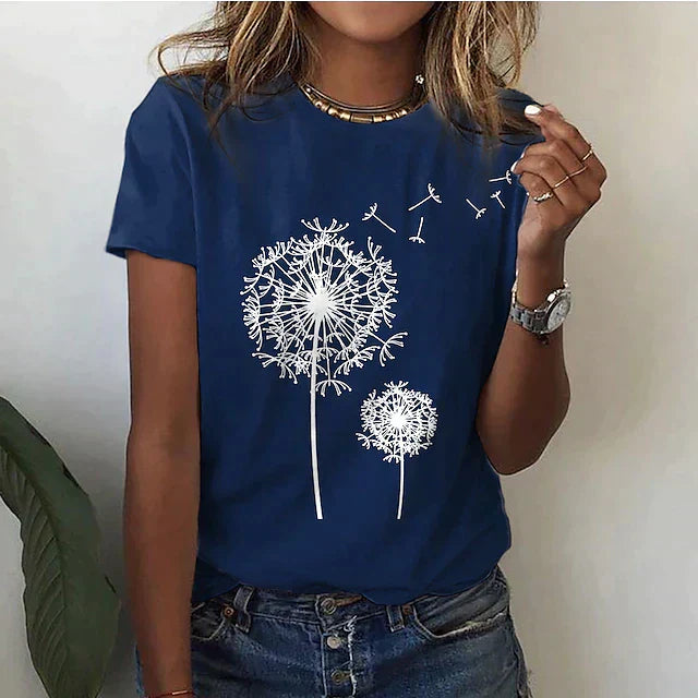 Image of Rhonda | Women's Graphic Crew Neck T-Shirt