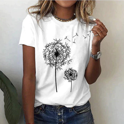 Image of Rhonda | Women's Graphic Crew Neck T-Shirt
