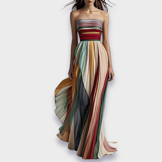 Rhonda Women's Strapless Maxi Dress - Fashinoza