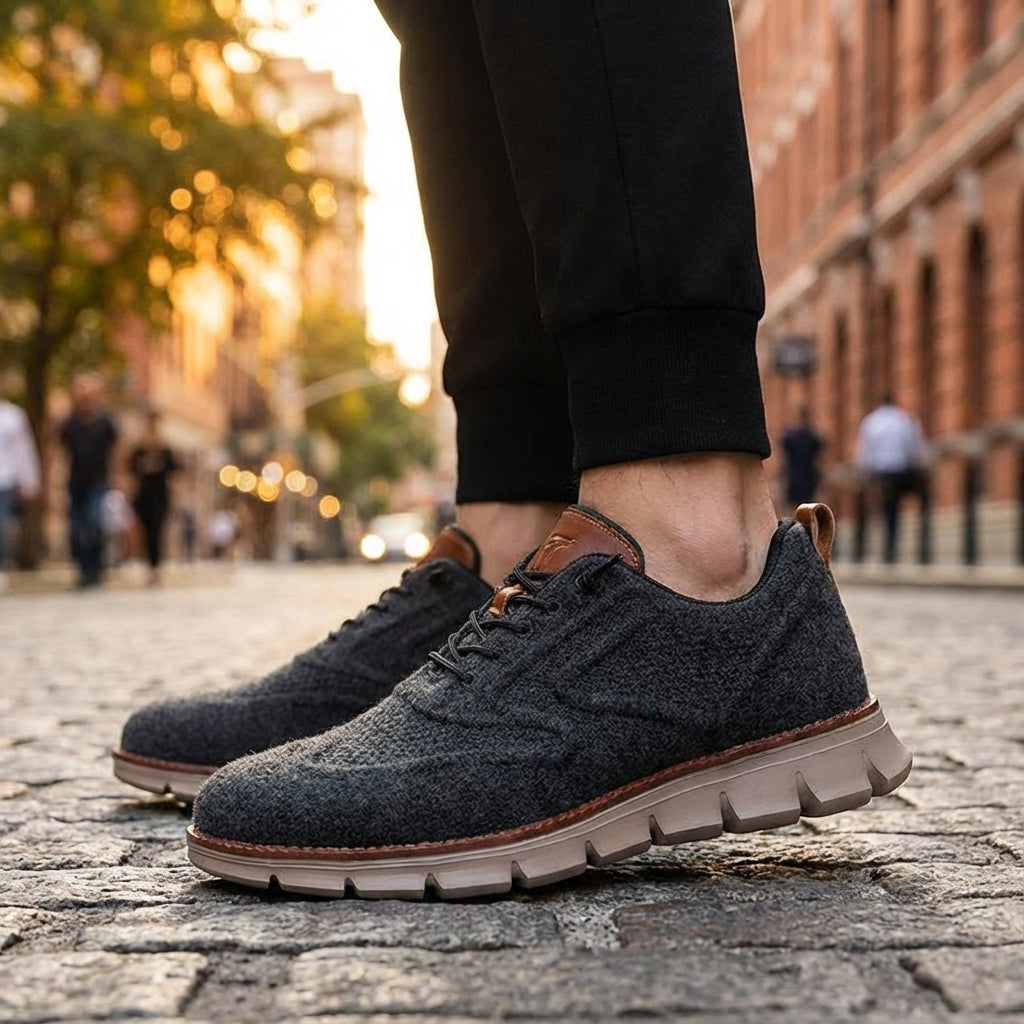 Image of Robin | Men's Lace-Up Wingtip Sneakers