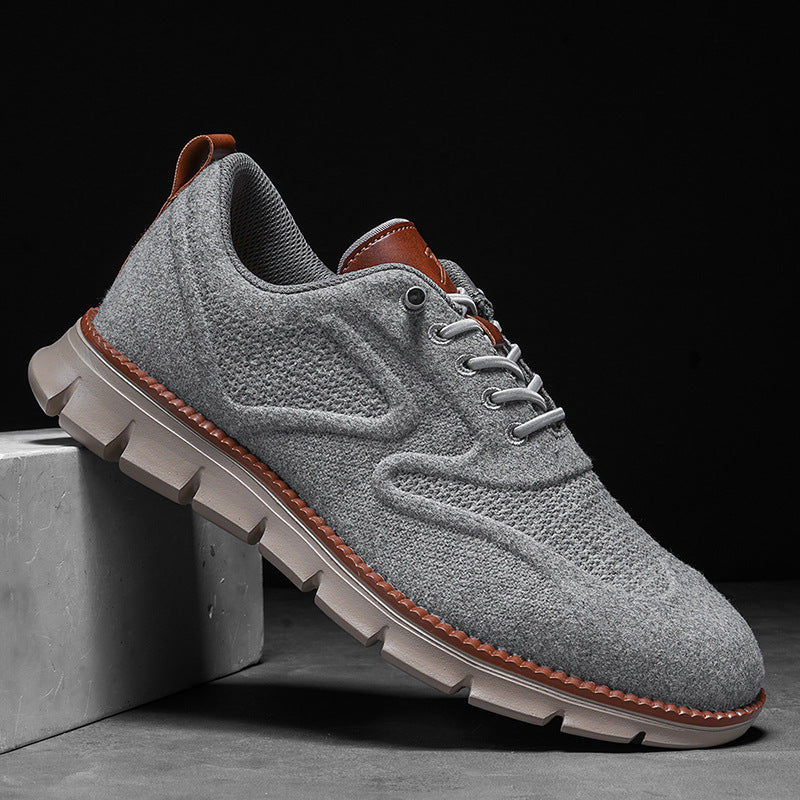 Orthopedic Lace-Up Sneakers - Fashinoza