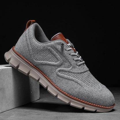Orthopedic Lace-Up Sneakers - Fashinoza