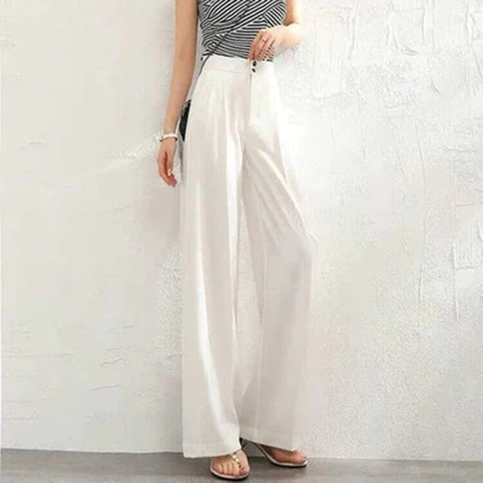 Rochelle Women's High Waisted Wide Leg Pants - Fashinoza