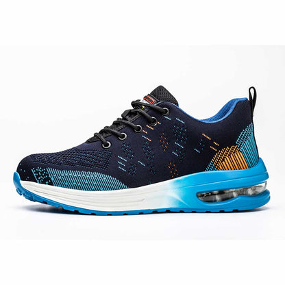 Blue Safety Work Sneakers Breathable